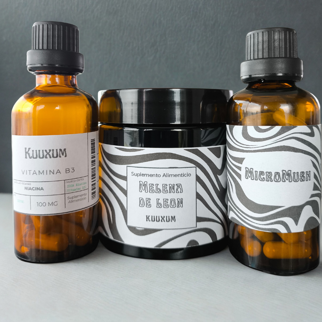 Stamets | Niacina + Melena de León + MicroMush